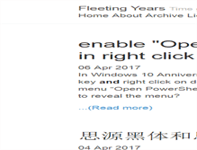 Tablet Screenshot of fyears.org